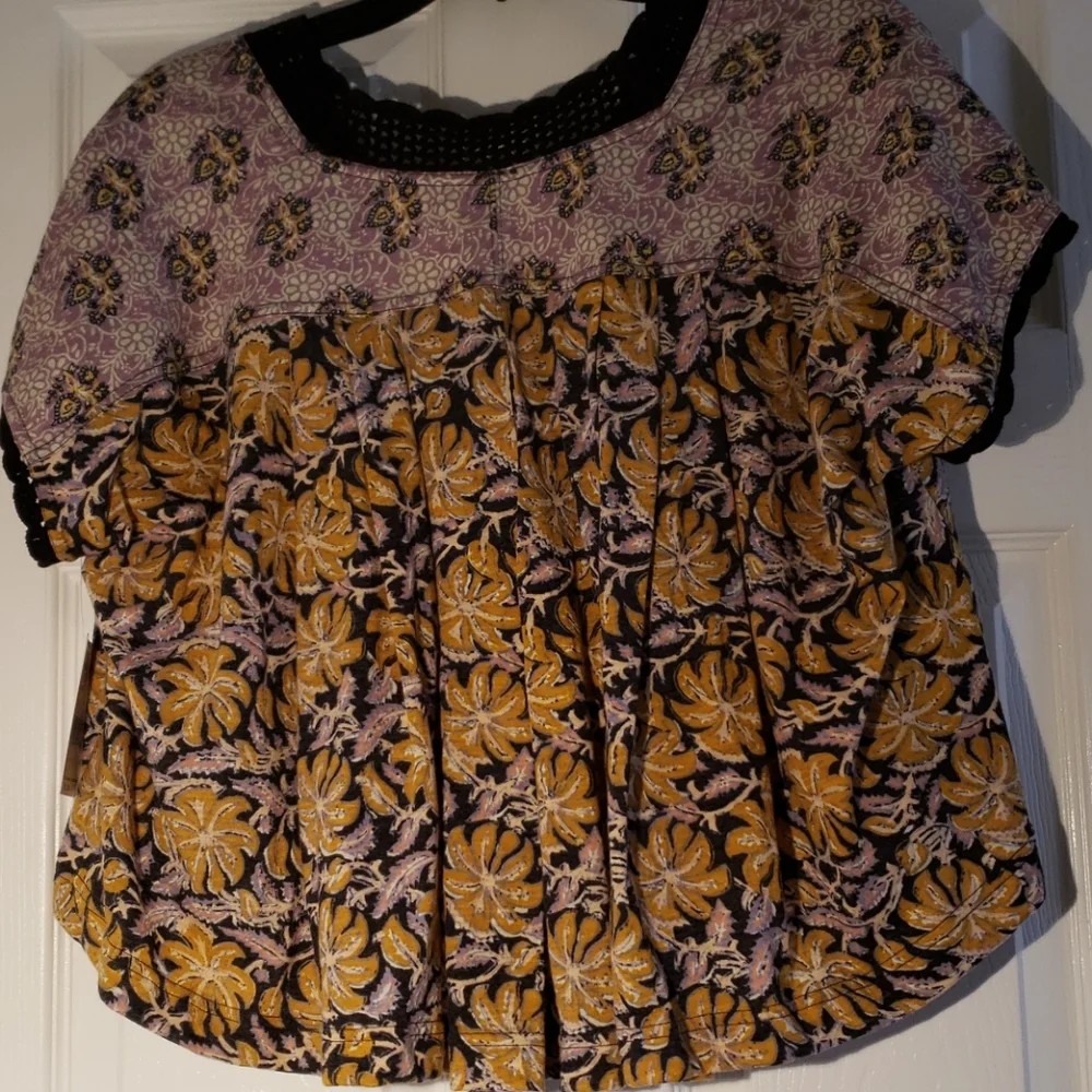 Free People Leilani Floral Black Combo
